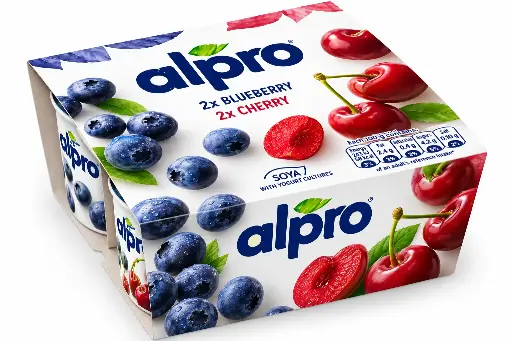 [AL307] Alpro Yofu Blueberry Cherry 125g