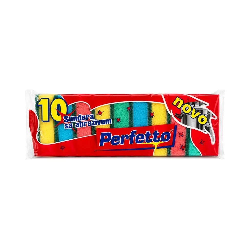 SPONGE 10/1 COLOURED PERFETTO