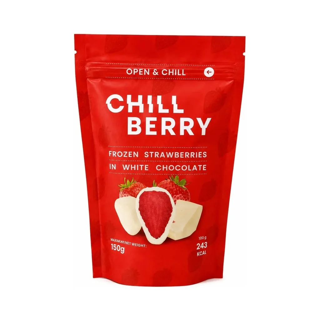 [CHI007] Chillberry Strawberry In White Chocolate 150 G