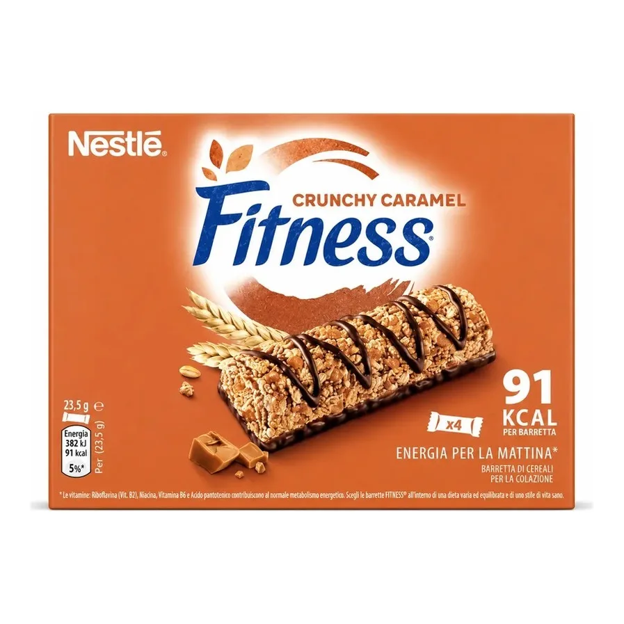Fitness Crunchy Caramel Protein Bar Pack