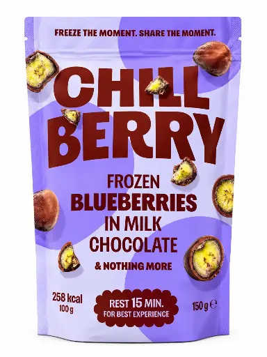 [CHI004] Chillberry Blueberry in Milk Chocolate 150g