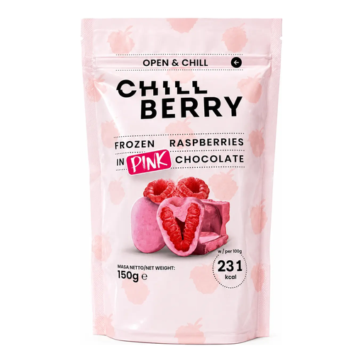 [CHI009] Chillberry Raspberry in Pink Chocolate 150g