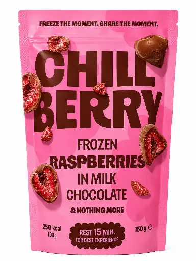 [CHI006] Chillberry Raspberry in Milk Chocolate 150g
