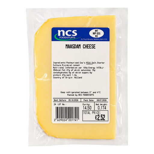 [024] Maasdaam Cheese (€14.51/kg — sold by weight)