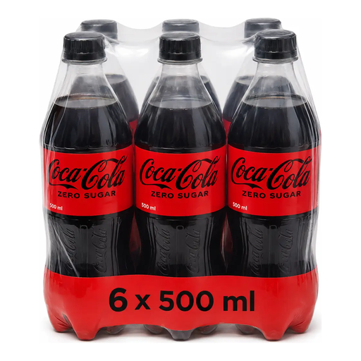 [11005389] Coca - Cola Zero 500 Ml x 6 