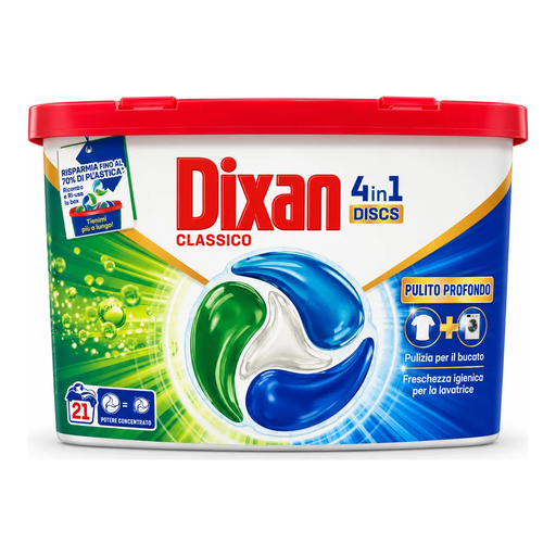 Dixan Classico 4 in 1 Discs de 21 lavados