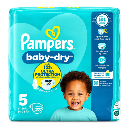 [574060] Pampers Baby-Dry Junior Size 5