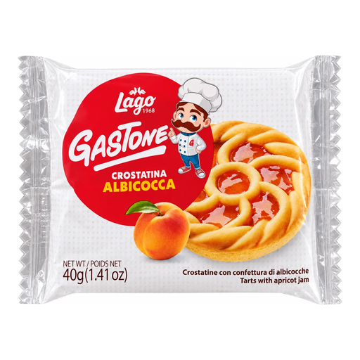 Lago Gastone Crostatina Albicocca 40g.
