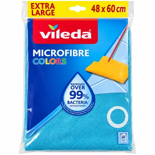Vileda Microfibre Colors Extra Large Cloth 48 × 60 cm