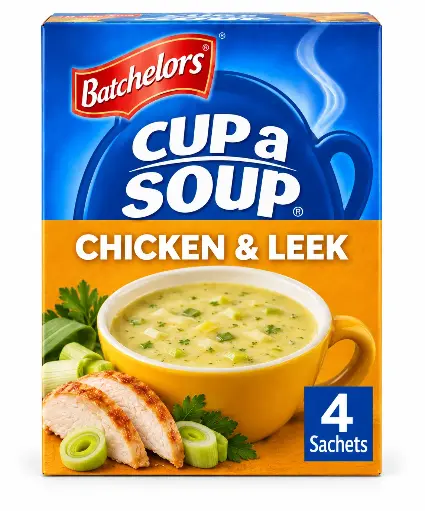 Batchelors Cup a Soup Chicken & Leek 4 Sachets 86g