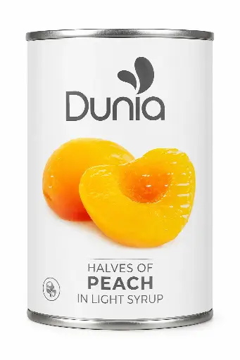 [DUN0013] DUNIA Peach Halves in Light Syrup 420g