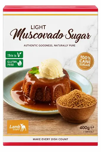 [LMB0811] LAMB Light Muscovado Sugar 400g
