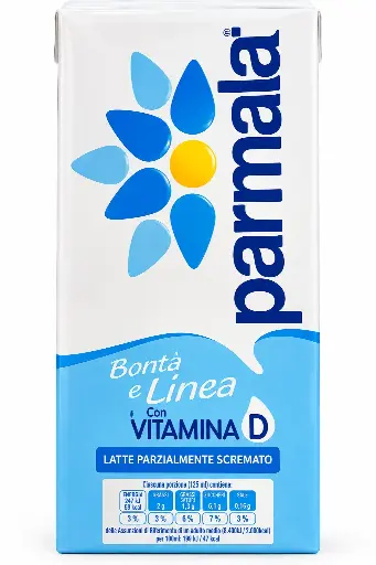 Parmalat Bontà e Linea Semi-Skimmed Milk with Vitamin D 1L.