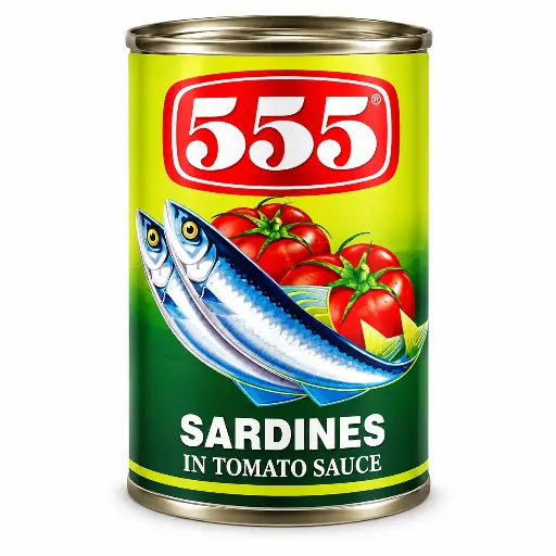 555 Sardines in Tomato Sauce 155g