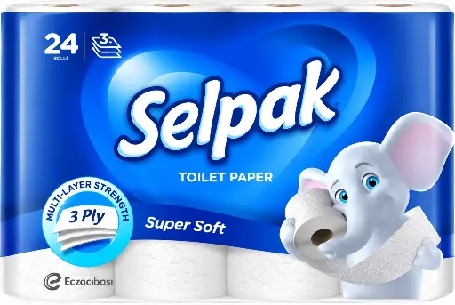 Selpak 3ply Toilet Paper ×24