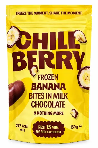 Chillberry Banana in Milk Chocolate 150g