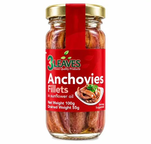 3 Leaves Anchovies 100g