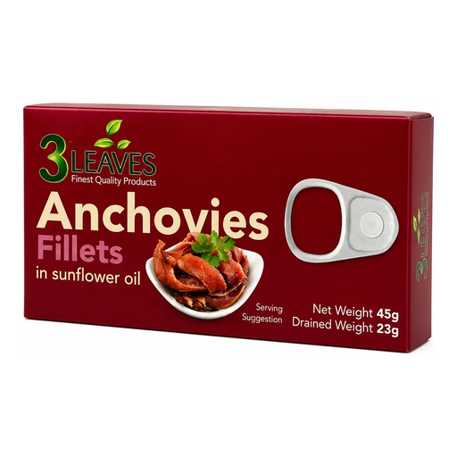 3 Leaves Anchovies 45g
