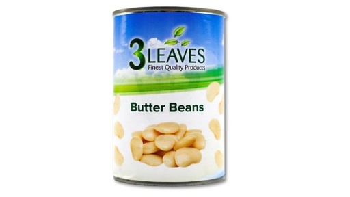 3 Leaves Butter Beans 400G