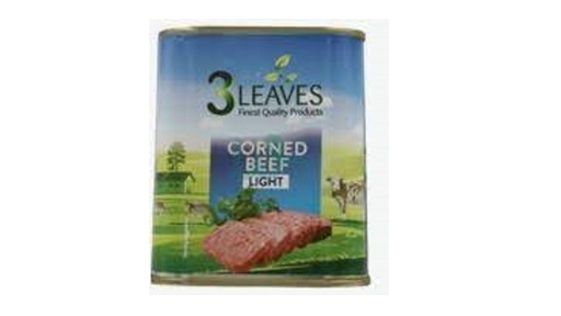 3 Leaves Corned Beef Light 340G