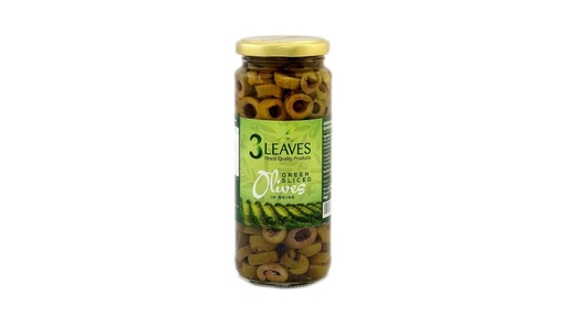 3 Leaves Greensliced Olives 345g