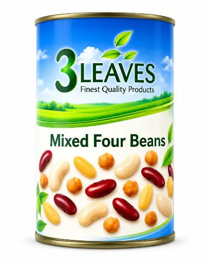 3 Leaves Mixed Four Beans 400g