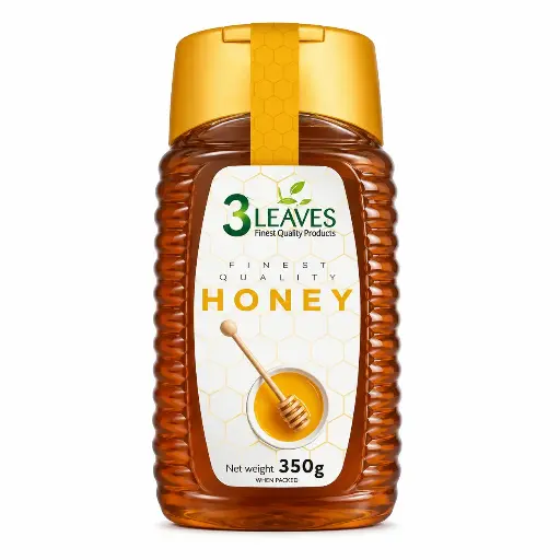 3 Leaves Squeezy Honey 350g
