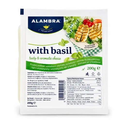 [PB003] Alambra Halloumi Cheese Basil 200g