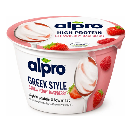 Alpro Yogurt Greek Strawberry Raspberry 150g