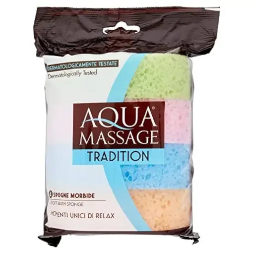 Aqua Massagae Bath & Shower Mesh Pouf 