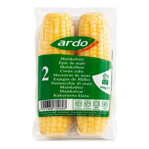 Ardo Corn On Cob 2Pcs 400g