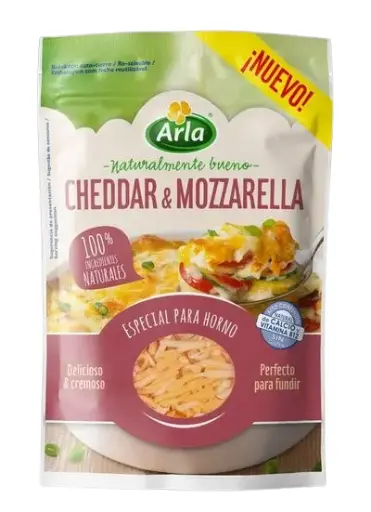 Arla Cheddar & Mozzarella 175g