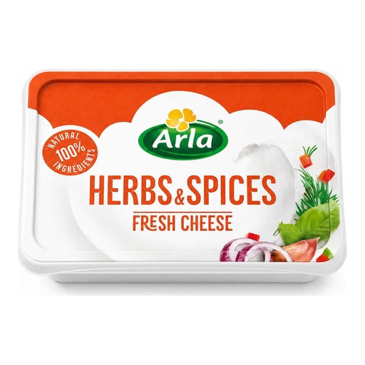 [ARS91226] Arla Cream Cheese Herbs & Spices 200g