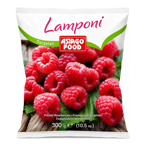[ASI000004] Asiago Frozen Fruit Raspberries 300g