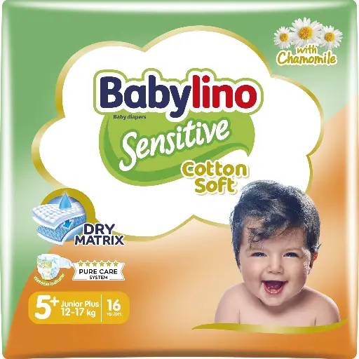 Babylino Baby Diapers Size 5+ (12-17Kg) X16
