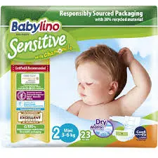 Babylino Nappy No.2 (3-6Kg) 23Pcs