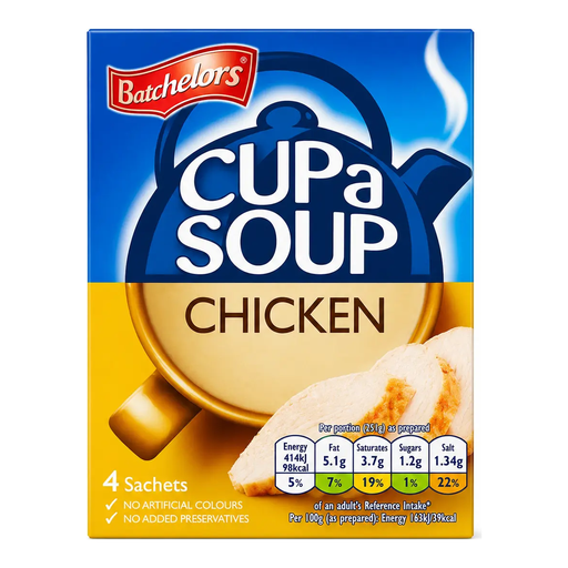 Batchelors Cup A Soup Chicken *4 Sachets 81g