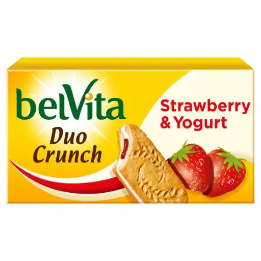 Belvita Straw Yog Duo Crunch 253g