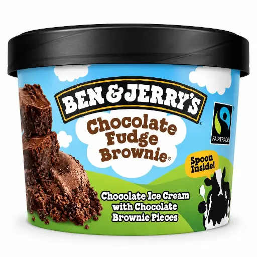 [BEN000025] Ben & Jerry's Chocolate Fudge Brownie Ice Cream x100ml