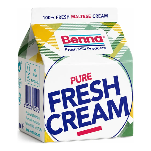 [CREAM CARTON 250ml] Benna Cream Carton 250ml