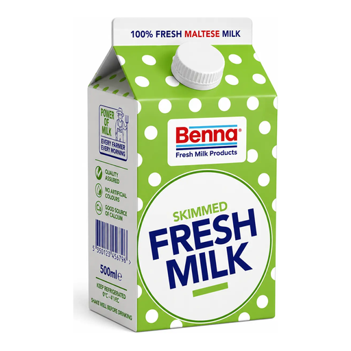 [SKI 500 ml] Benna Milk Skim 500ml