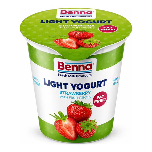 Light Strawberry Yogurt Bucket w/pcs 150g