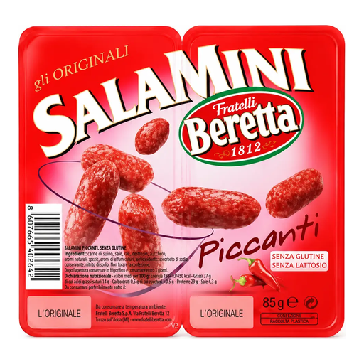 [BEPCSMPIC] Beretta Salamini (Piccanti) 85g