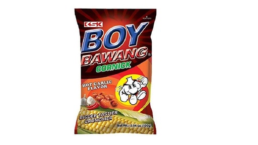 Boy Bawang Hot Garlic Corn Snack 400G
