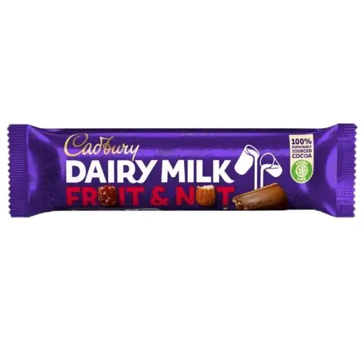 Cadbury Fruit & Nut, 49G 50¢Off