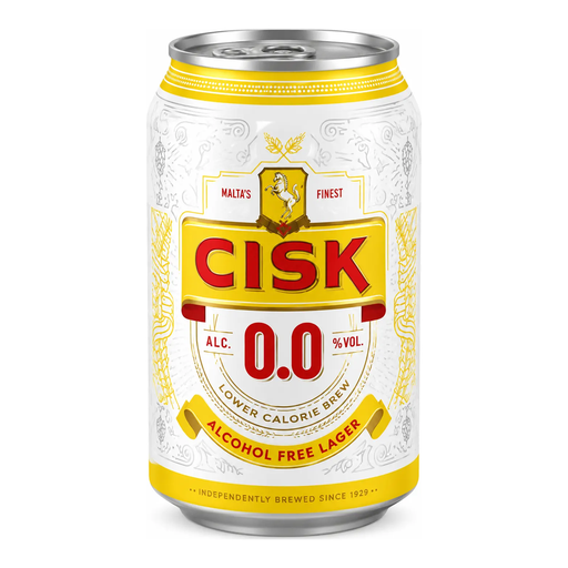 Cisk Lager Alcohol Free 330ml
