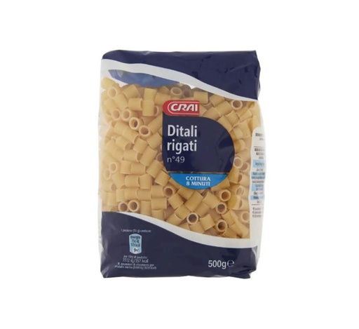 Crai Ditali Rigati No.49, 500G