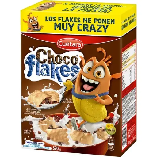 Cuetara Choco Flakes original 520gr