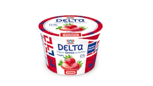 Delta Yogurt Greco Autentico 0% Strawberry 170g