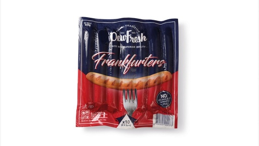 Dewfresh Frankfurters Sausage 500g